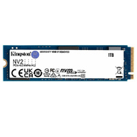 SSD Kingston NV2 M.2 PCIe 4.0 NVMe 1TB Solid State Drive for Notebooks & Systems