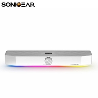 Bluetooth SoundBar Sonicgear Neox 250BT RGB Lightning Cinematic Effect White