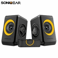 Computer Speakers Sonicgear Quatro 2 Extra Loud For Smartphones & PC Sunny Orange