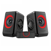 Computer Speakers Sonicgear Quatro 2 Extra Loud For Smartphones & PC Festive Red