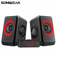 Computer Speakers Sonicgear Quatro 2 Extra Loud For Smartphones & PC Festive Red