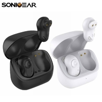 Bluetooth Earbuds Sonicgear Earpump Comfy 1 TWS Wireless IPX-5 Splash Proof White & Black