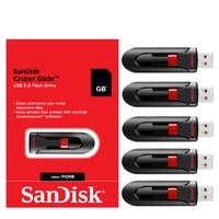 SanDisk USB Cruzer Glide 2.0 16GB 32GB 64GB 128GB 256GB Flash Drive Memory Stick