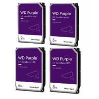 WD Purple 1TB 2TB 3TB 4TB 6TB 8TB HDD Surveillance Hard Disk Drive Western Digital 5400RPM 3.5" SATA 