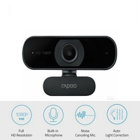 Webcam 1080P Rapoo C260 HD Video 3MP Camera Skype Laptop PC Built-in Mic